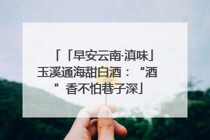 「早安云南·滇味」玉溪通海甜白酒：“酒”香不怕巷子深