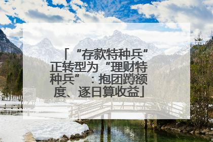 “存款特种兵”正转型为“理财特种兵”：抱团蹲额度、逐日算收益