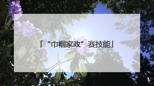 “巾帼家政”赛技能