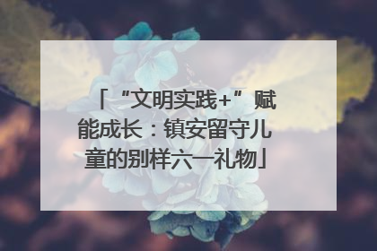 “文明实践+”赋能成长：镇安留守儿童的别样六一礼物