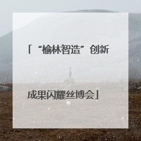 “榆林智造”创新成果闪耀丝博会