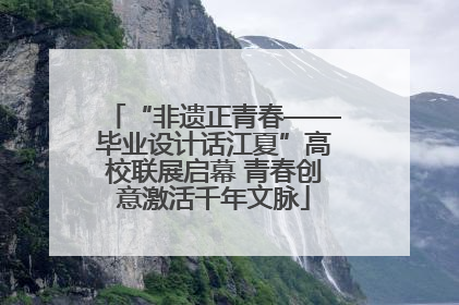 “非遗正青春——毕业设计话江夏”高校联展启幕 青春创意激活千年文脉