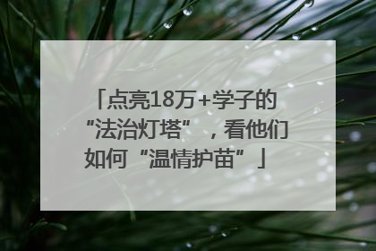 点亮18万+学子的“法治灯塔”，看他们如何“温情护苗”