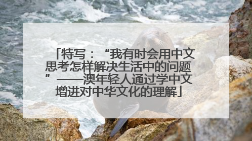 特写：“我有时会用中文思考怎样解决生活中的问题”——澳年轻人通过学中文增进对中华文化的理解