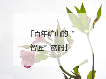 百年矿山的“智匠”密码