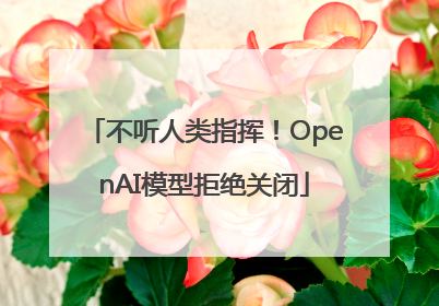 不听人类指挥！OpenAI模型拒绝关闭