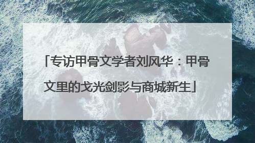 专访甲骨文学者刘风华：甲骨文里的戈光剑影与商城新生