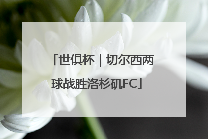 世俱杯｜切尔西两球战胜洛杉矶FC