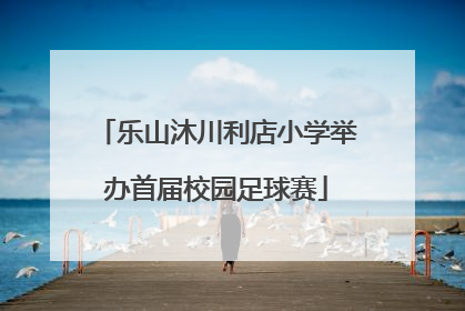 乐山沐川利店小学举办首届校园足球赛