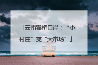 云南猴桥口岸：“小村庄”变“大市场”