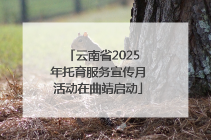 云南省2025年托育服务宣传月活动在曲靖启动