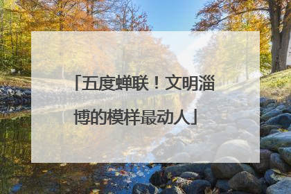 五度蝉联！文明淄博的模样最动人