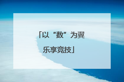 以“数”为翼 乐享竞技