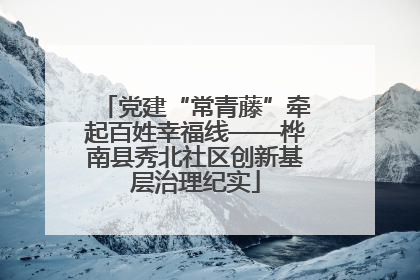 党建“常青藤”牵起百姓幸福线——桦南县秀北社区创新基层治理纪实