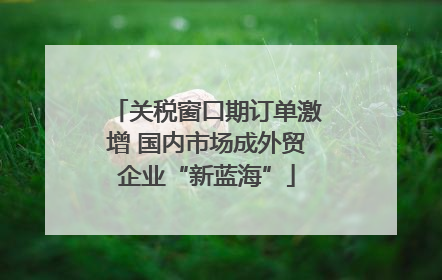 关税窗口期订单激增 国内市场成外贸企业“新蓝海”
