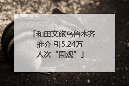 和田文旅乌鲁木齐推介 引5.24万人次“围观”
