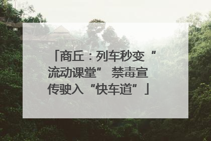 商丘：列车秒变“流动课堂” 禁毒宣传驶入“快车道”