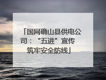 国网确山县供电公司：“五进”宣传 筑牢安全防线