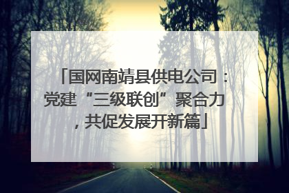 国网南靖县供电公司：党建“三级联创”聚合力，共促发展开新篇