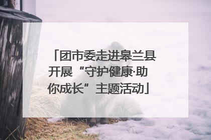 团市委走进皋兰县开展“守护健康·助你成长”主题活动