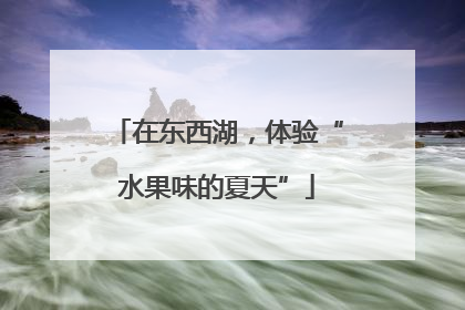 在东西湖，体验“水果味的夏天”