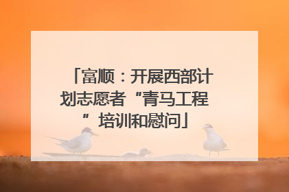富顺：开展西部计划志愿者“青马工程”培训和慰问