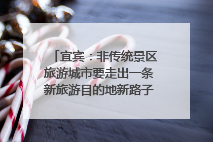 宜宾：非传统景区旅游城市要走出一条新旅游目的地新路子｜话锦绣·说安逸
