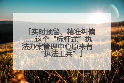 实时预警、精准纠偏……这个“标杆式”执法办案管理中心原来有“执法工兵”