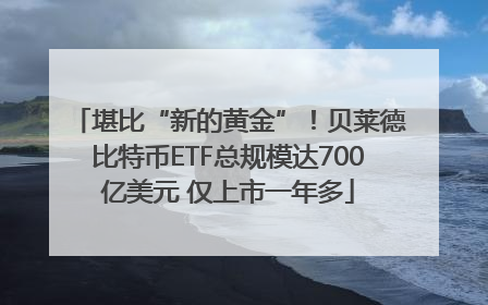 堪比“新的黄金”！贝莱德比特币ETF总规模达700亿美元 仅上市一年多