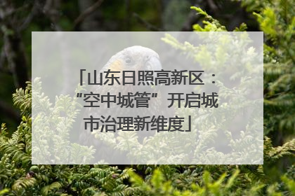 山东日照高新区：“空中城管”开启城市治理新维度