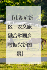 市湖滨新区：农文旅融合擘画乡村振兴新图景