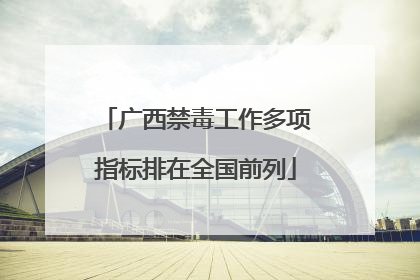 广西禁毒工作多项指标排在全国前列