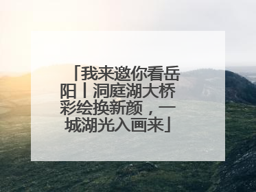 我来邀你看岳阳丨洞庭湖大桥彩绘换新颜，一城湖光入画来