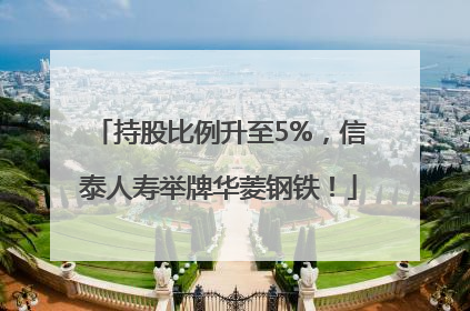 持股比例升至5%，信泰人寿举牌华菱钢铁！