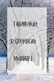 杨继承赴尖草坪区政协调研