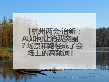 杭州两会·追新：AI如何让消费突围？场景和路径成了会场上的高频词