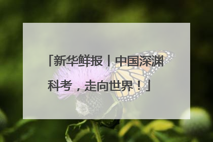 新华鲜报丨中国深渊科考，走向世界！