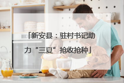 新安县：驻村书记助力“三夏”抢收抢种
