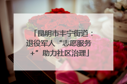 昆明市丰宁街道：退役军人“志愿服务+”助力社区治理