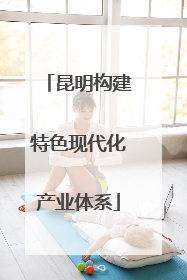 昆明构建特色现代化产业体系