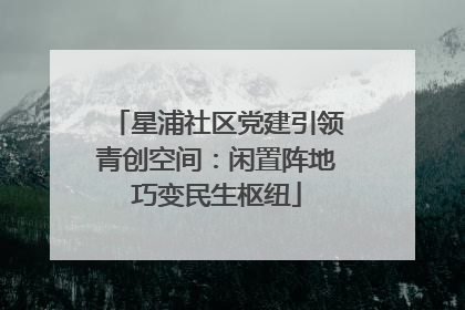 星浦社区党建引领青创空间：闲置阵地巧变民生枢纽