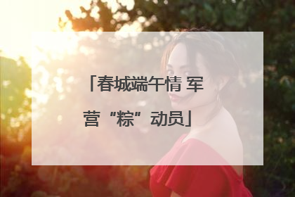 春城端午情 军营“粽”动员