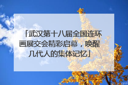 武汉第十八届全国连环画展交会精彩启幕，唤醒几代人的集体记忆