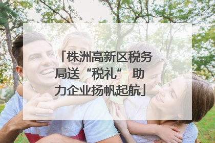 株洲高新区税务局送“税礼” 助力企业扬帆起航