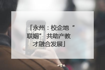 永州：校企地“联姻” 共助产教才融合发展