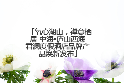 氧心湖山，禅意栖居 中海•庐山西海君澜度假酒店品牌产品焕新发布