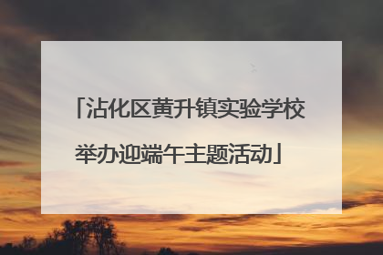 沾化区黄升镇实验学校举办迎端午主题活动
