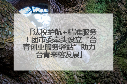 法税护航+精准服务！团市委牵头设立“台青创业服务驿站”助力台青来榕发展