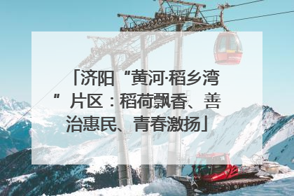 济阳“黄河·稻乡湾”片区：稻荷飘香、善治惠民、青春激扬