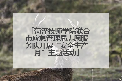 菏泽技师学院联合市应急管理局志愿服务队开展“安全生产月”主题活动